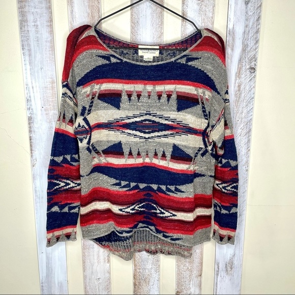 Denim & Supply Ralph Lauren Aztec Pullover Sweater - Picture 1 of 10